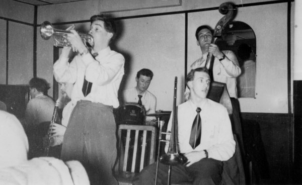 Bluenote Jazz Band, Queen's Cafe, Queen St, Manchester, 1950
