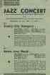 Manchester Jazz Appreciation Circle programme from 6th June 1951